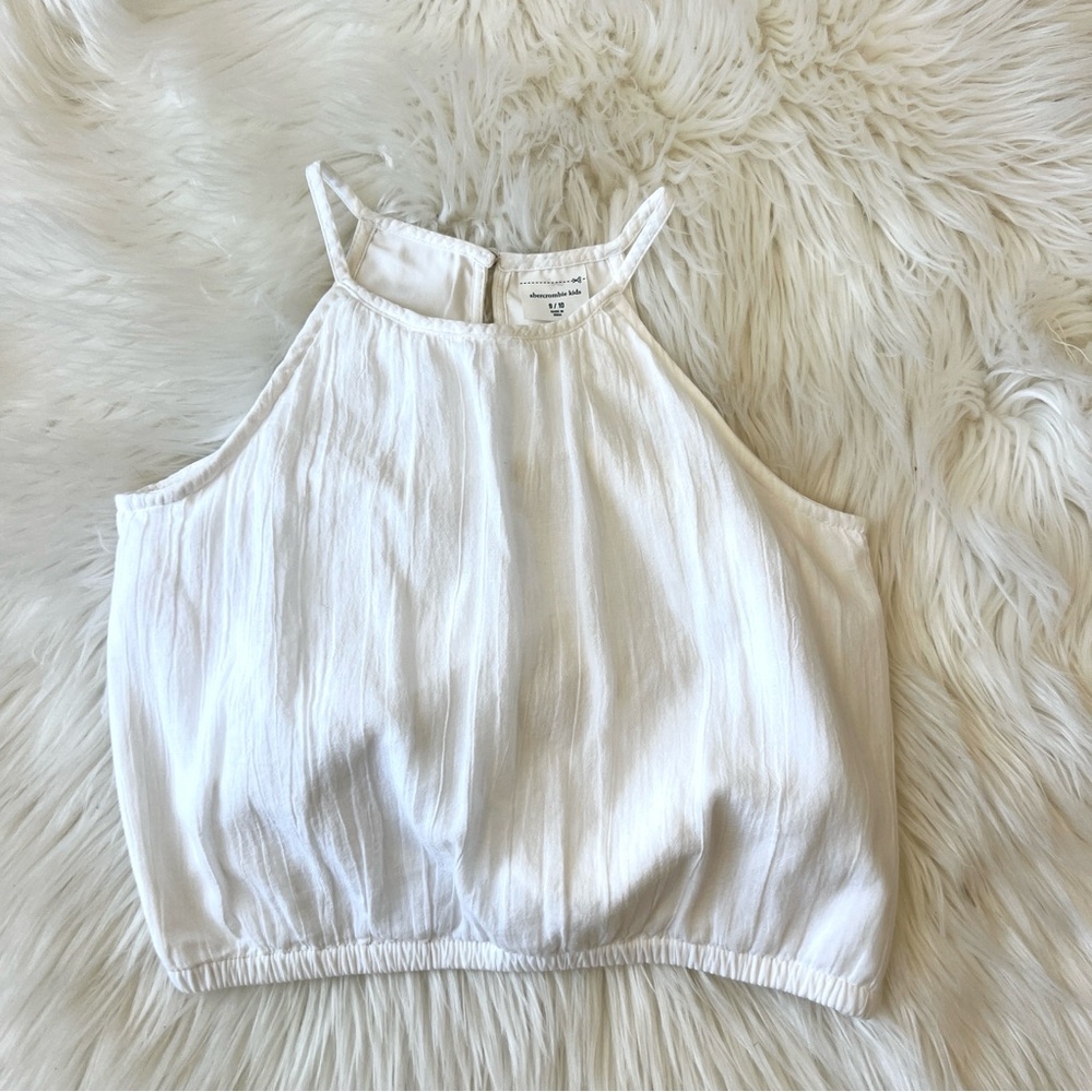 abercrombie kids White Summer Top